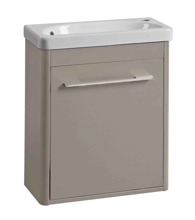 Contour Wall Mounted Cloakroom - Stone Grey