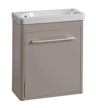 Contour Wall Mounted Cloakroom - Stone Grey