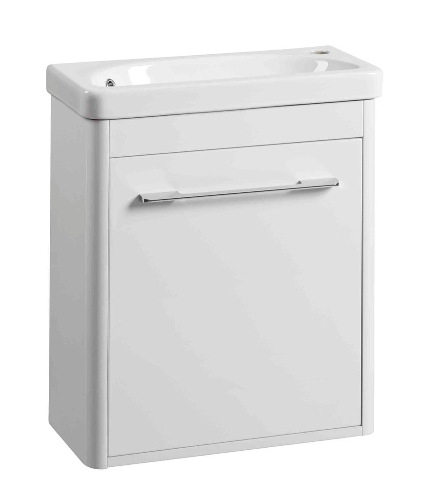 Contour Wall Mounted Cloakroom - White