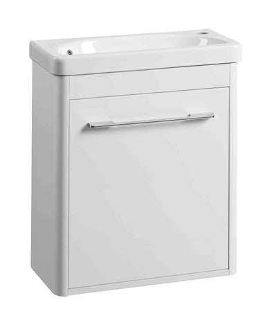 Contour Wall Mounted Cloakroom - White