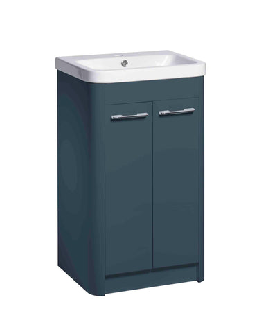 Contour 500mm Full Depth Basin Unit - Dark Bl