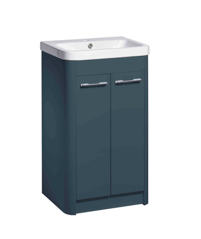 Contour 500mm Full Depth Basin Unit - Dark Bl