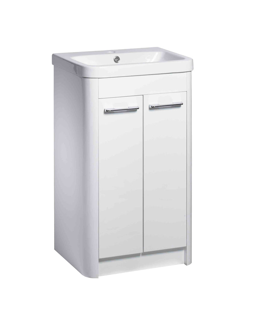 Contour 500mm Full Depth Basin Unit - White