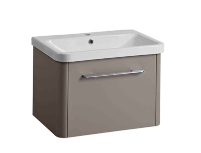 Contour 600mm Wall Mounted 1 Door - Stone Gre