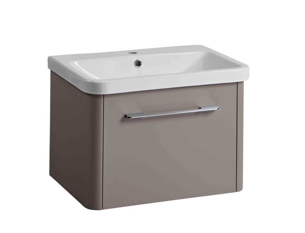 Contour 600mm Wall Mounted 1 Door - Stone Gre