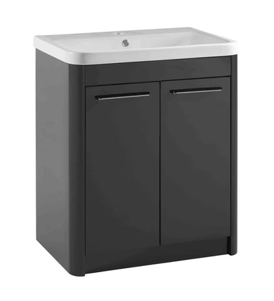 700mm Floor Mounted 2 Door - Anthracite