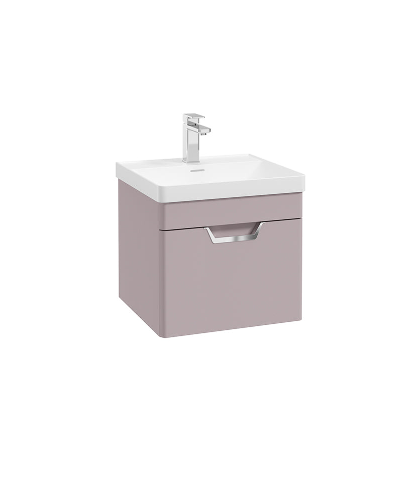 Freya 50cm 1 Drawer Wall Hung Vanity Uni
