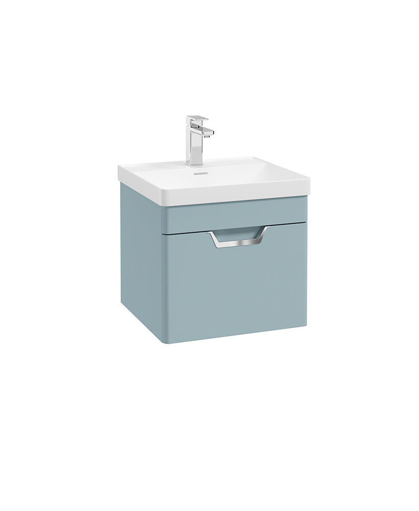 Freya 50cm 1 Drawer Wall Hung Vanity Uni