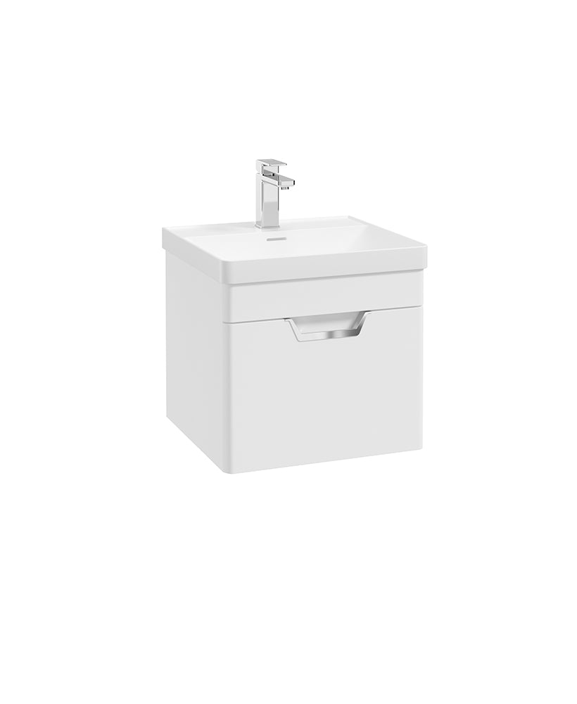 Freya 50cm 1 Drawer Wall Hung Vanity Uni