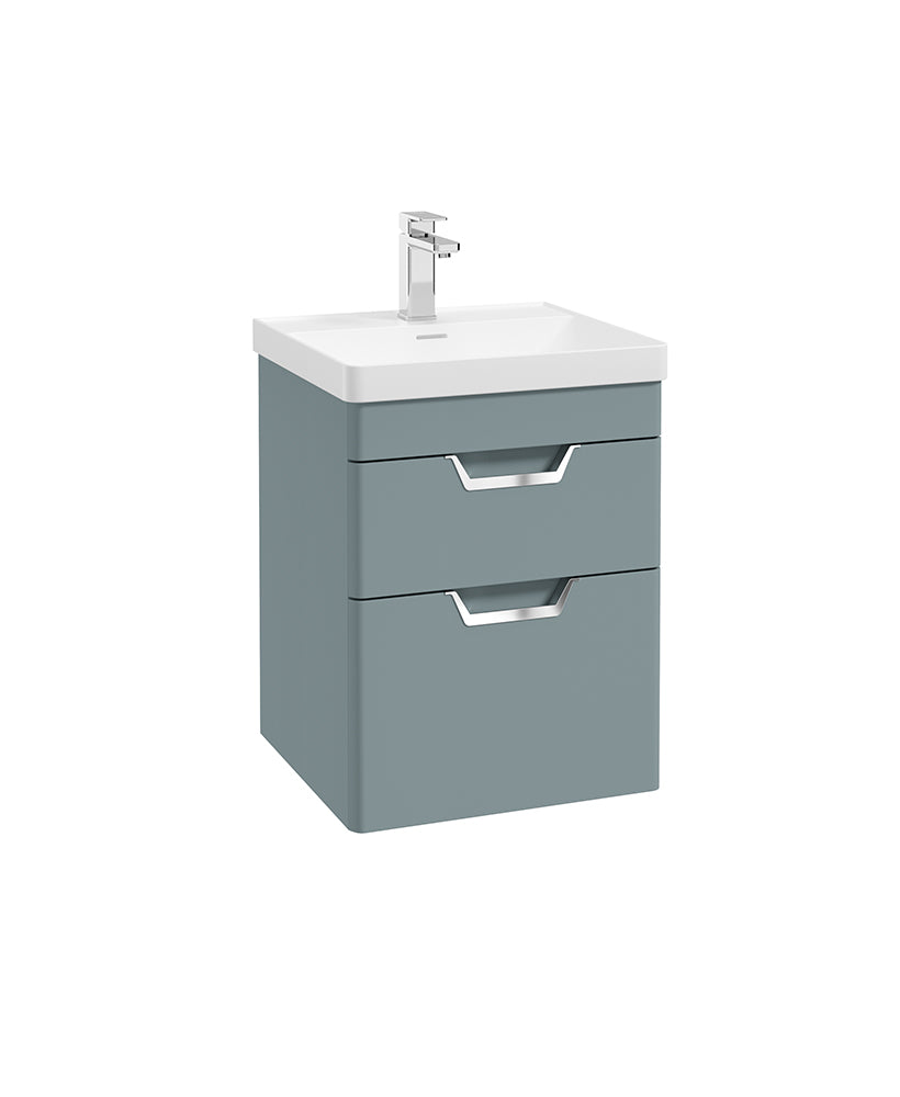Freya 50cm 2 Drawer Wall Hung Vanity Uni