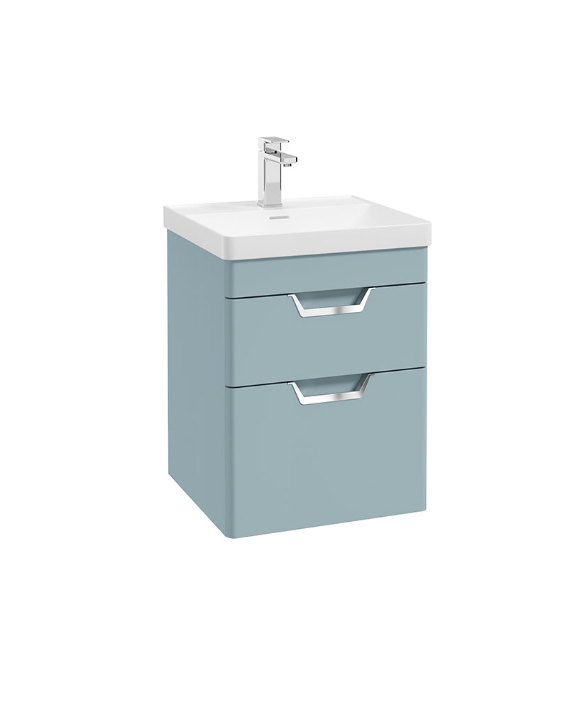 Freya 50cm 2 Drawer Wall Hung Vanity Uni