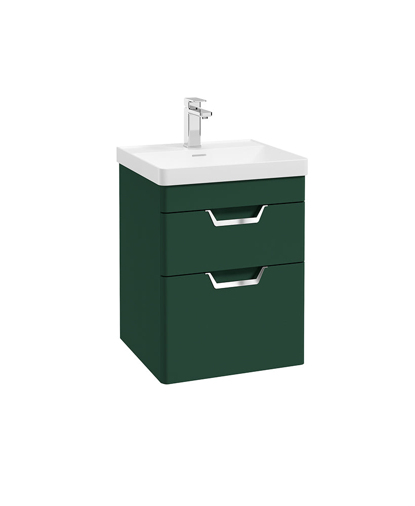 Freya 50cm 2 Drawer Wall Hung Vanity Uni