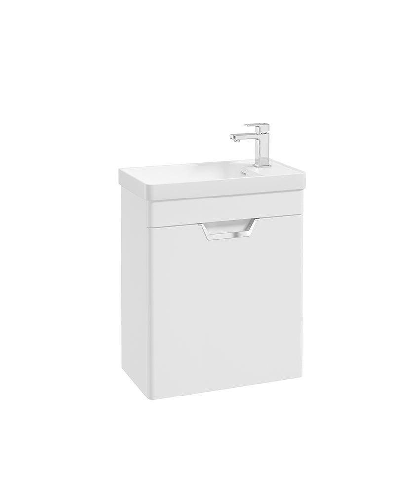 Freya 55cm 1 Door Cloakroom Wall Hung Va