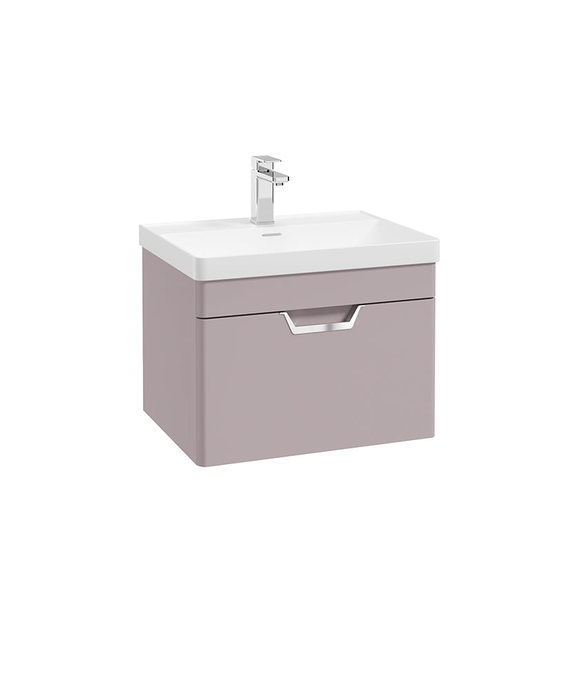 Freya 60cm 1 Drawer Wall Hung Vanity Uni