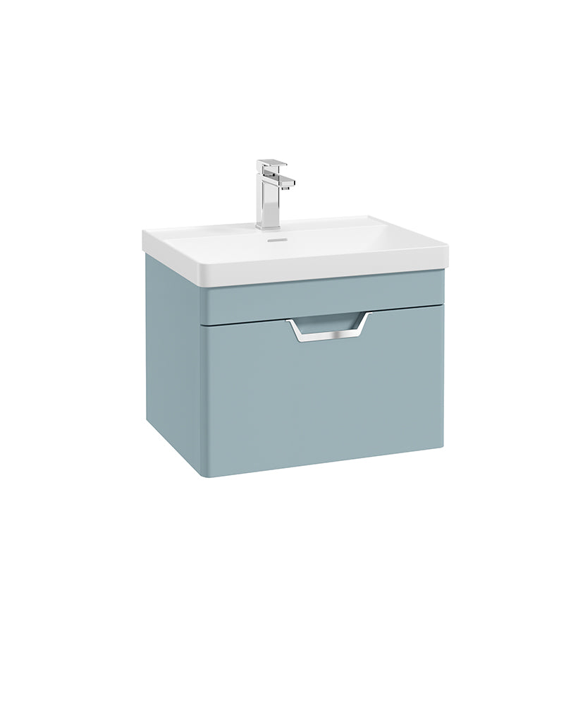 Freya 60cm 1 Drawer Wall Hung Vanity Uni