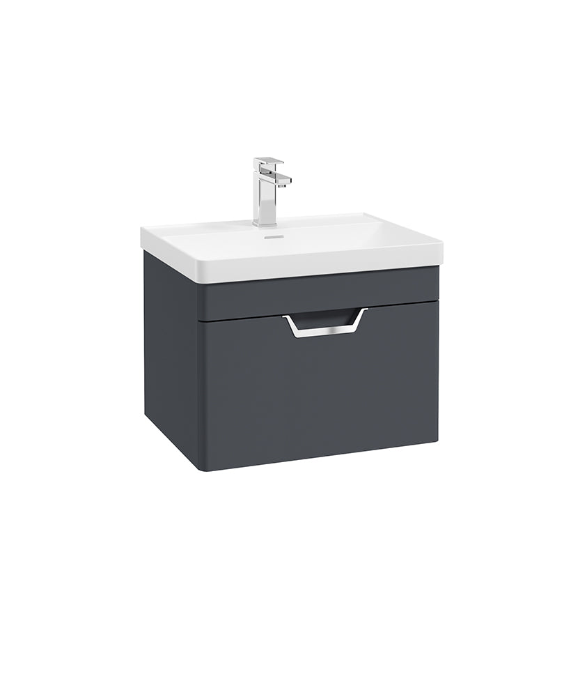 Freya 60cm 1 Drawer Wall Hung Vanity Uni
