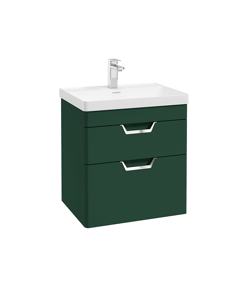 Freya 60cm 2 Drawer Wall Hung Vanity Uni