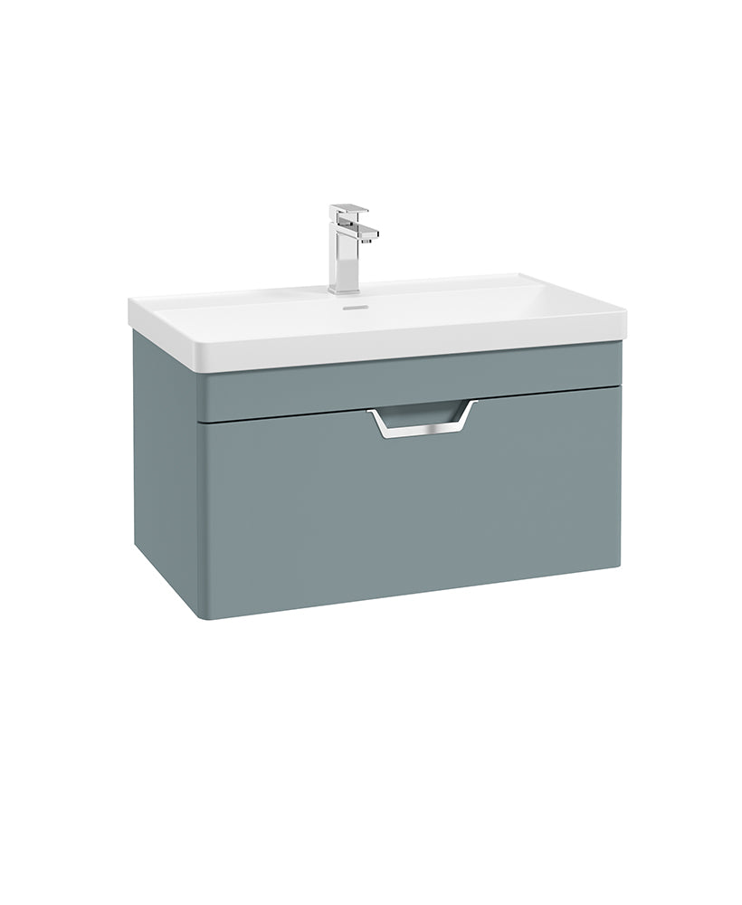 Freya 80cm 1 Drawer Wall Hung Vanity Uni