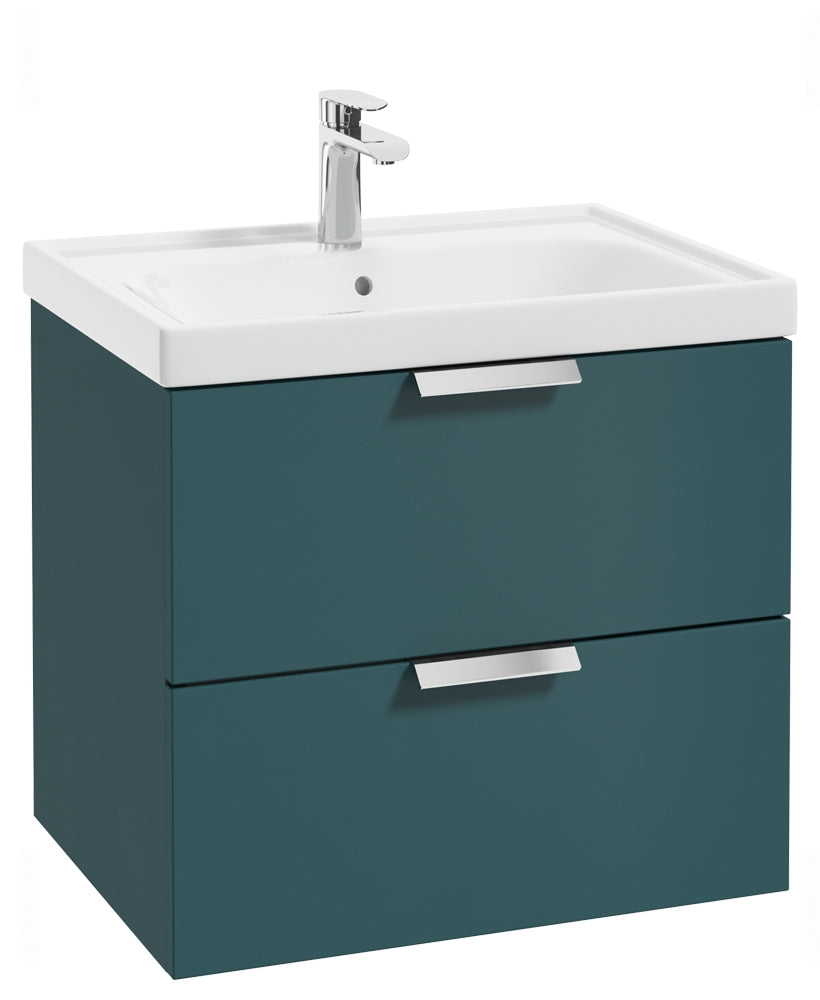 Stockholm Ocean Blue Matt 60cm Wall Hung
