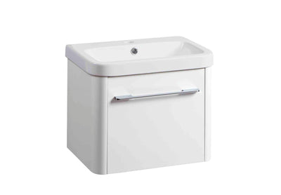 Contour 500mm Wall Mounted 1 Door - White