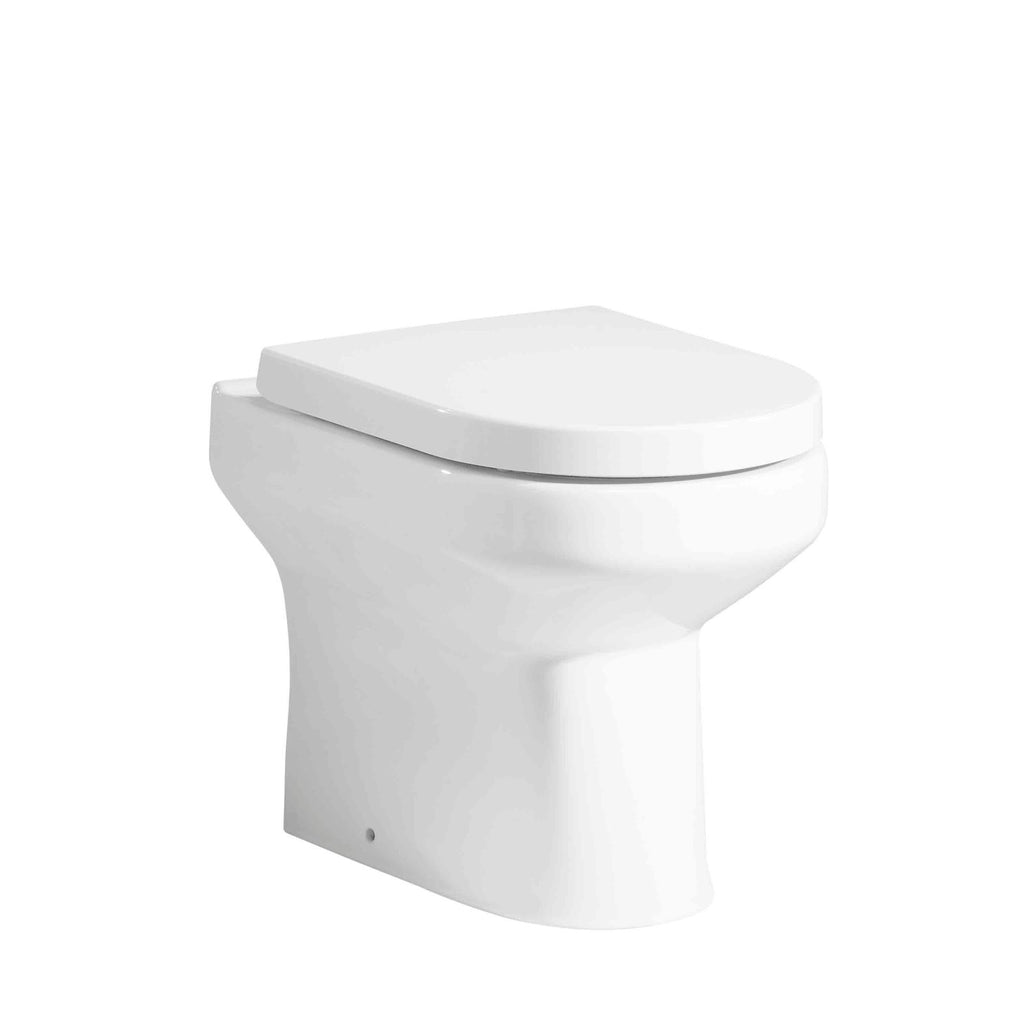 Debut Back to Wall Pan with Fixings - White