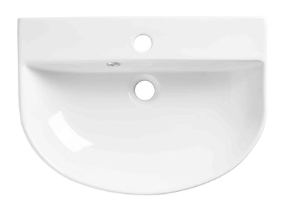 560mm Slim Depth Semi-Countertop Basin