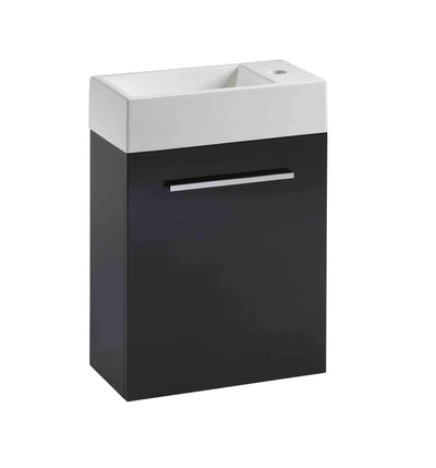 400mm Drive Wall Mounted inc Basin - Anthraci