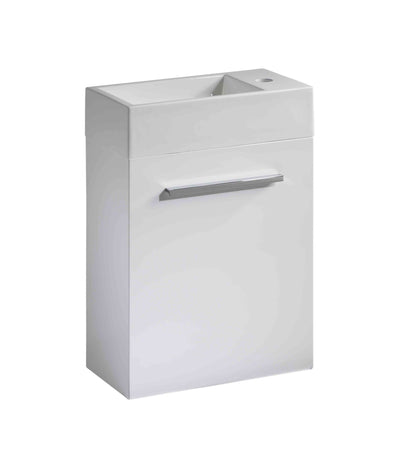 400mm Drive Wall Mounted inc Basin - White