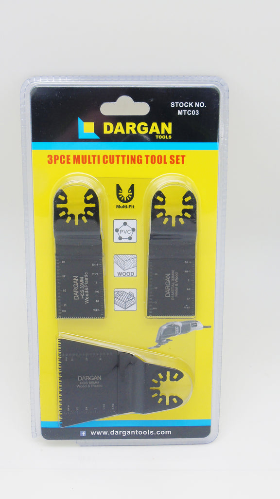 DARGAN  3PC MULTI CUTTING TOOL SET