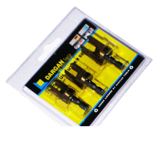 DARGAN PLUG CUTTER SET 3 PCE