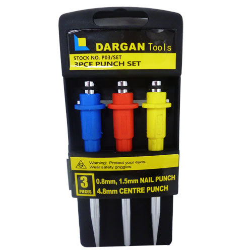 DARGAN 3 PCE PUNCH SET
