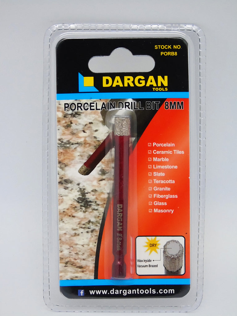 DARGAN PORCELAIN DRILL BIT 8MM