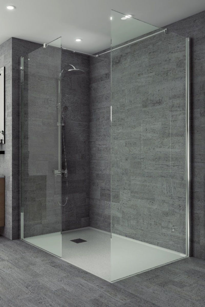 Studio wetroom side panel 1100