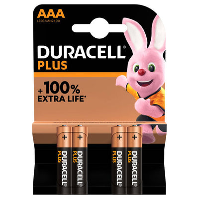 DURACELL BATTERY 4 PACK 1.5V AAA