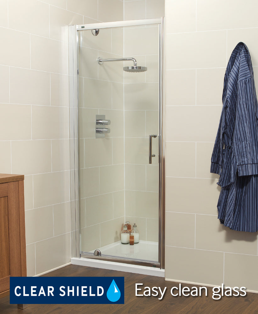 K2 700mm semi-frameless pivot door