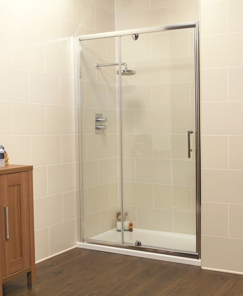 K2 1000mm semi-frameless pivot door & in