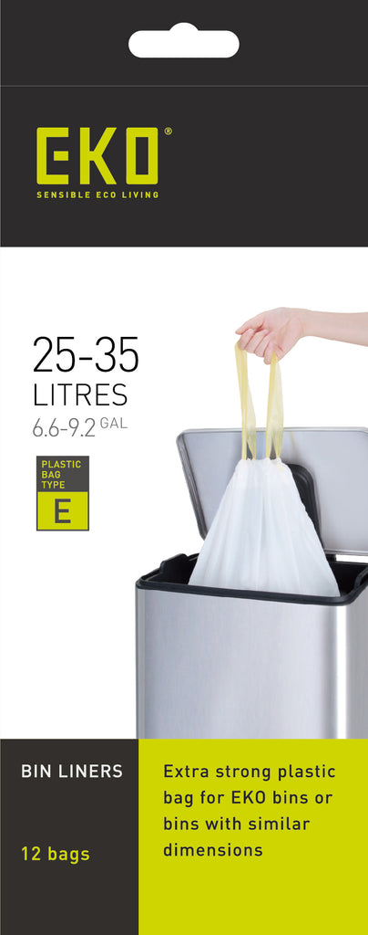 EKO Bin Liners Size C 10-15L 20 Pieces