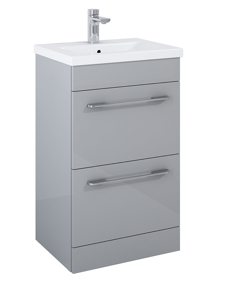 Otto Plus Gloss Light Grey 50cm Floor St