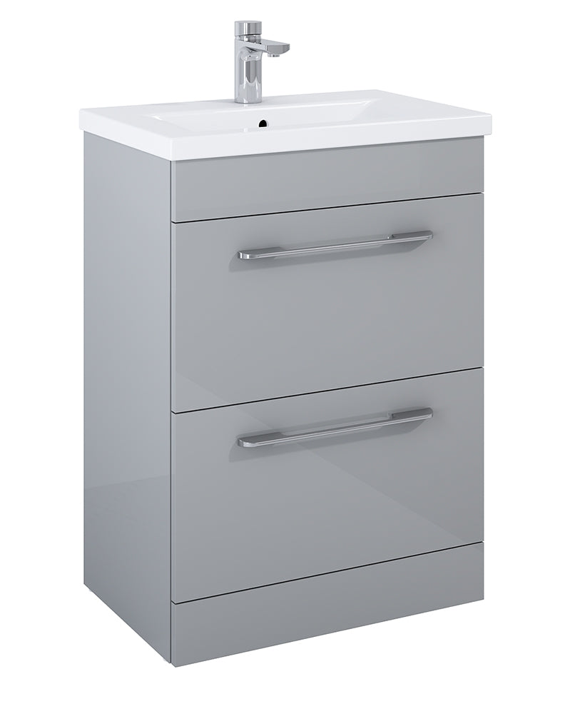 Otto Plus Gloss Light Grey 60cm Floor St