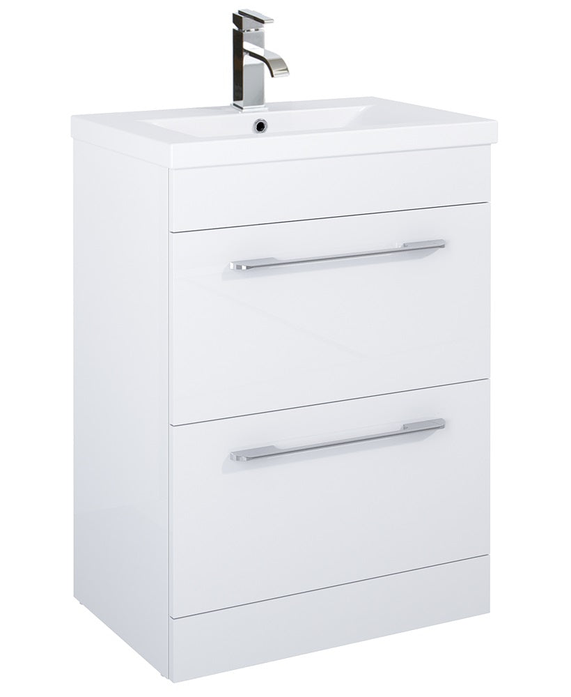 Otto Plus Gloss White 60cm Floor Standin