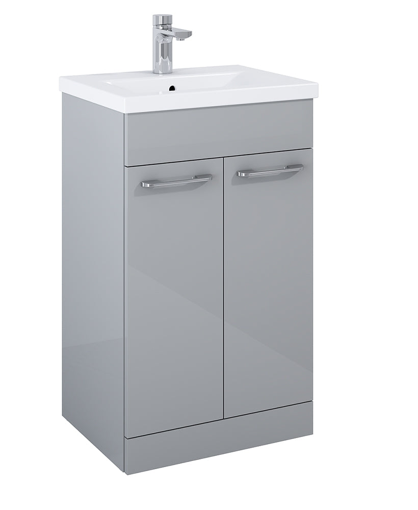 Otto Plus Gloss Light Grey 50cm Floor St