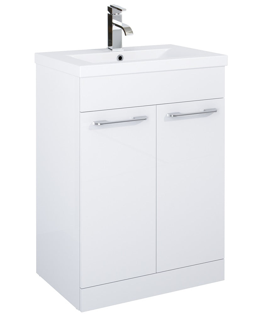 Otto Plus Gloss White 60cm Floor Standin
