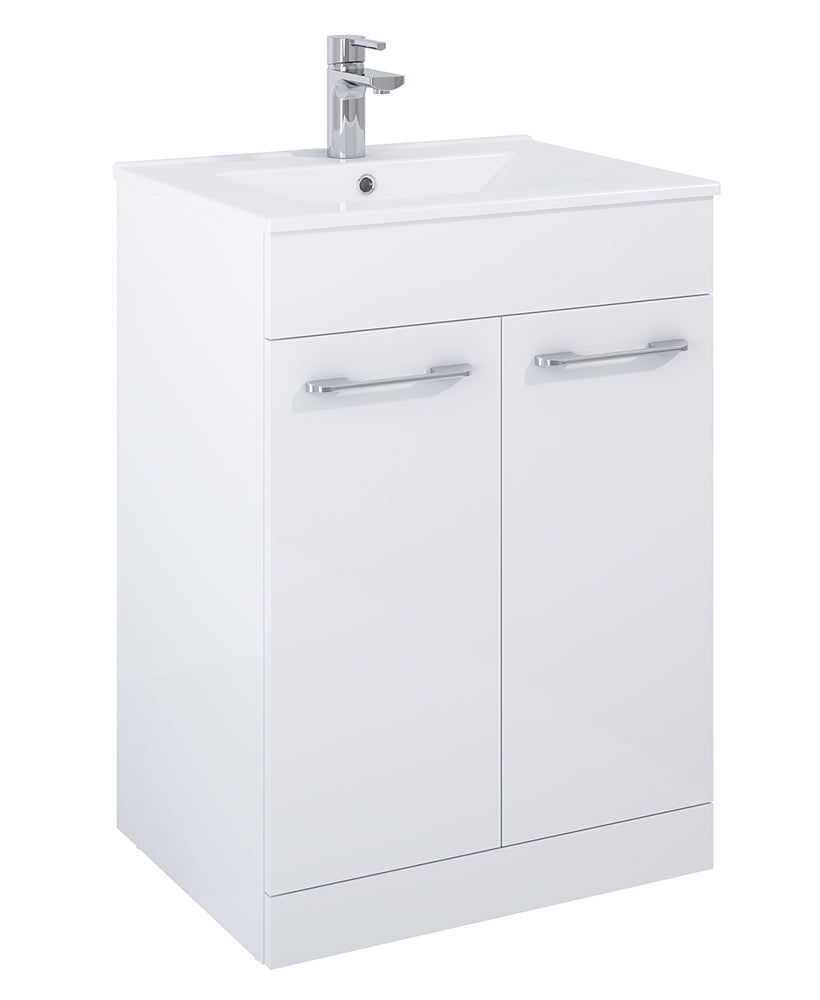 Otto Plus Gloss White 60cm Floor Standin