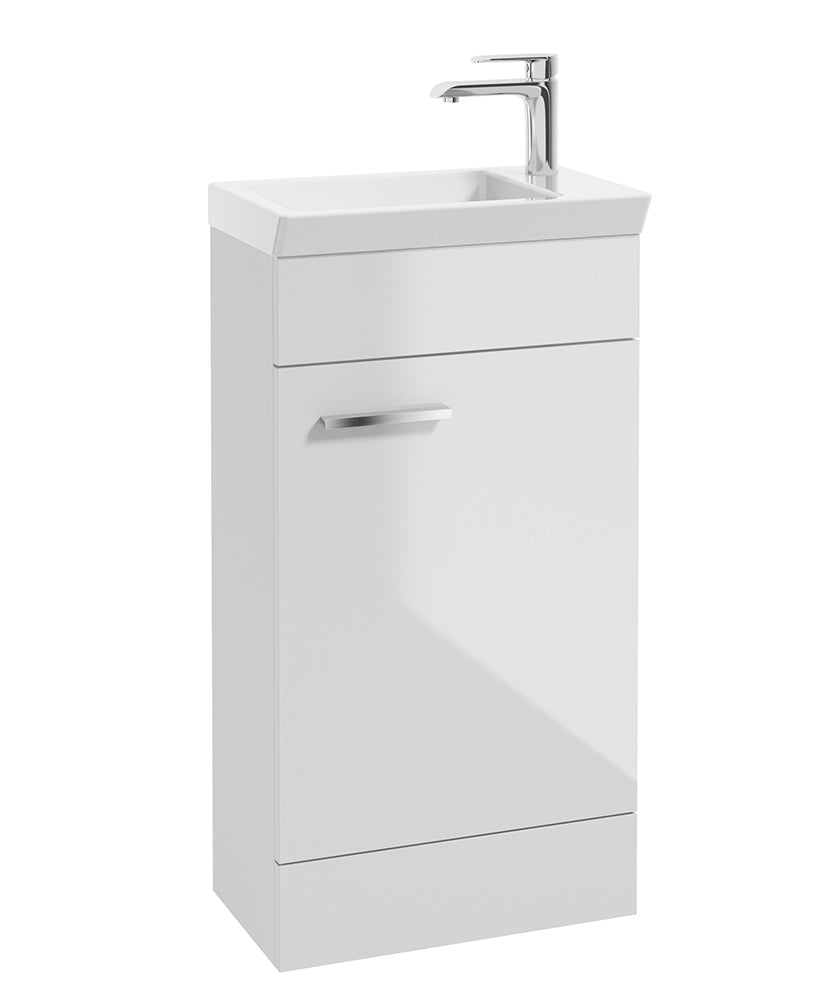 Charm Gloss White 45cm Floor Standing Va