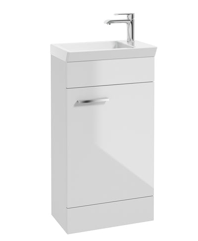 Charm Gloss White 45cm Floor Standing Va