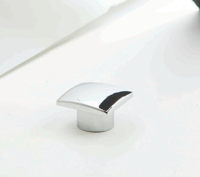 Carolina Square Knob - Chrome