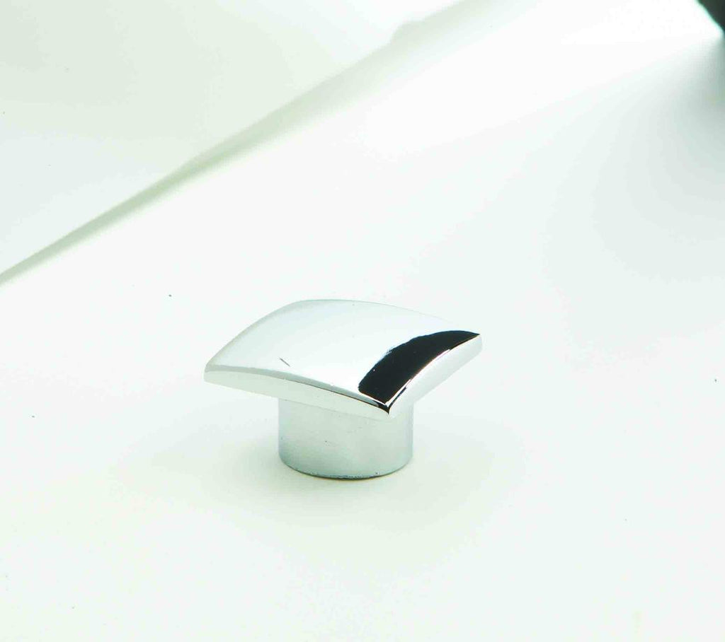 Carolina Square Knob - Chrome