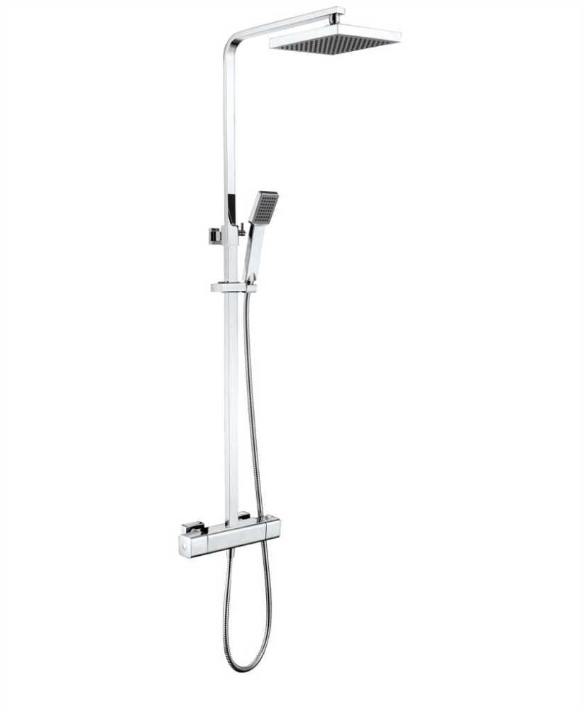 Onyx Square Thermostatic Shower Kit