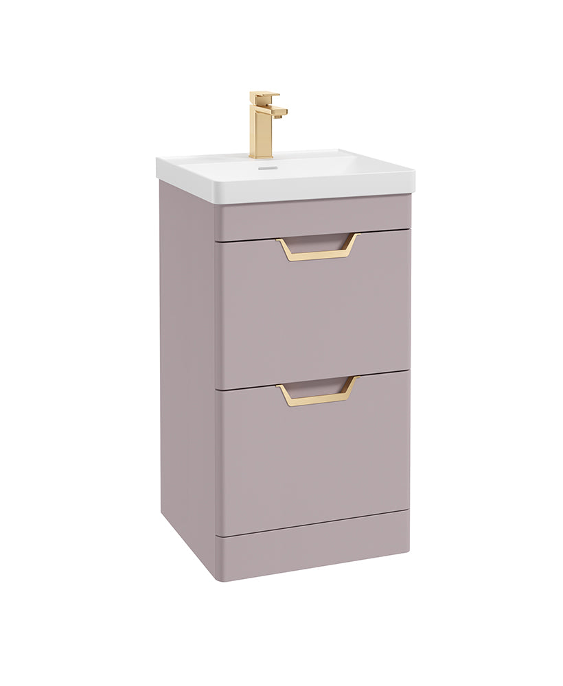 Freya 50cm 2 Drawer Floorstanding Vanity