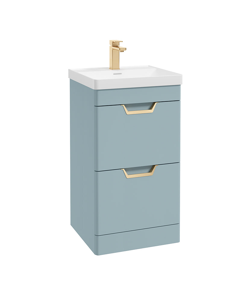 Freya 50cm 2 Drawer Floorstanding Vanity